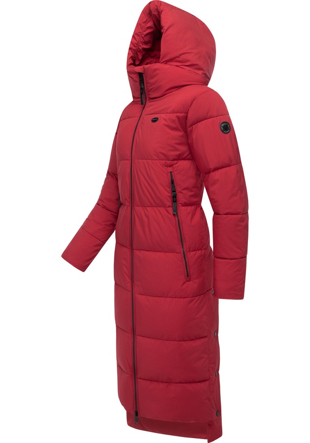 Ragwear Wintermantel »Patrise« Extralanger Damen Winter Steppmantel mit Gehschlitzen