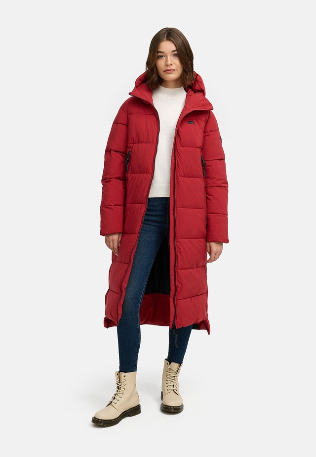 Ragwear Wintermantel »Patrise« Extralanger Damen Winter Steppmantel mit Gehschlitzen