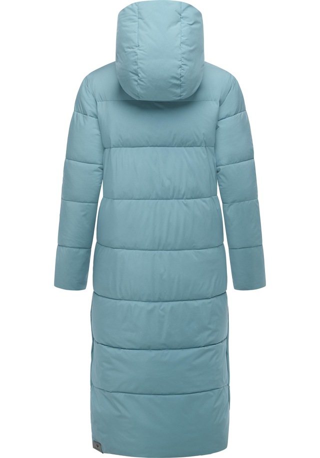 Ragwear Wintermantel »Patrise« Extralanger Damen Winter Steppmantel mit Gehschlitzen