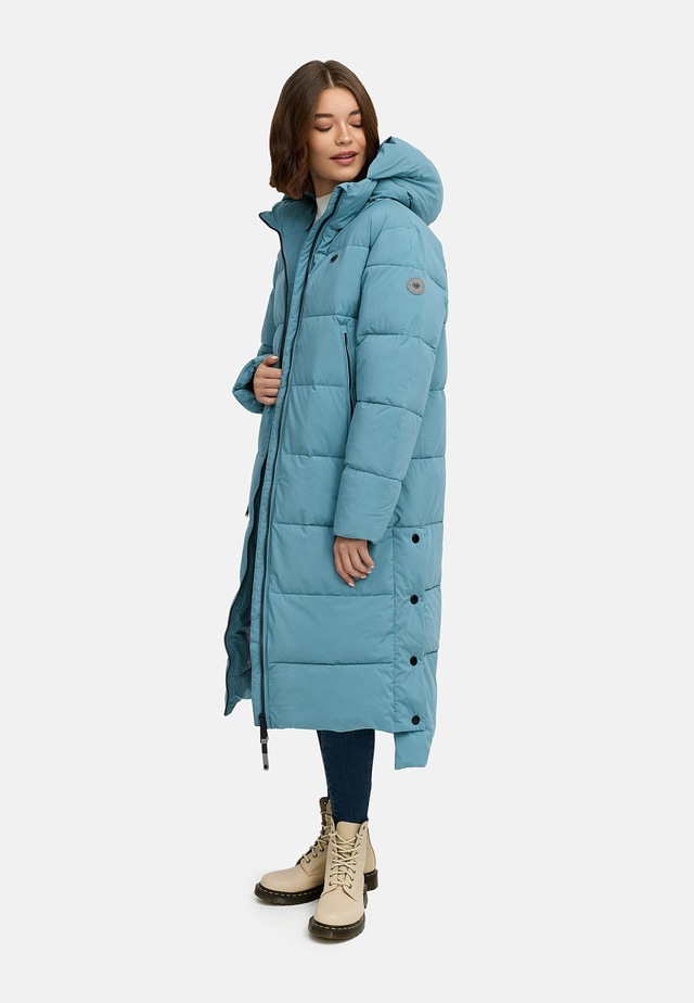 Ragwear Wintermantel »Patrise« Extralanger Damen Winter Steppmantel mit Gehschlitzen