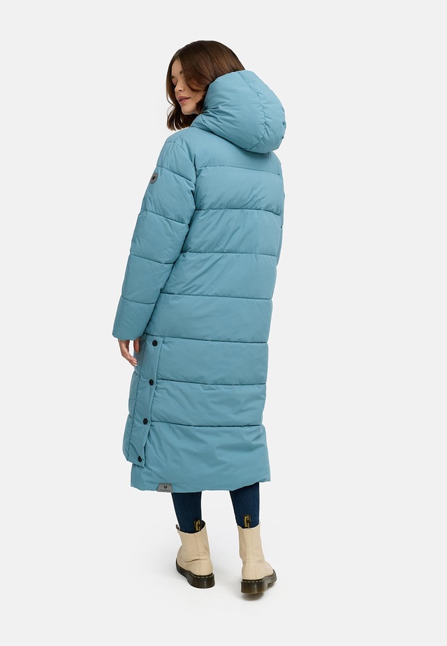 Ragwear Wintermantel »Patrise« Extralanger Damen Winter Steppmantel mit Gehschlitzen