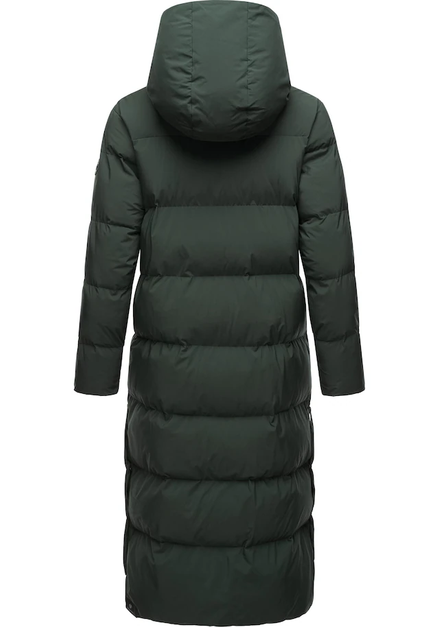 Ragwear Wintermantel »Patrise« Extralanger Damen Winter Steppmantel mit Gehschlitzen