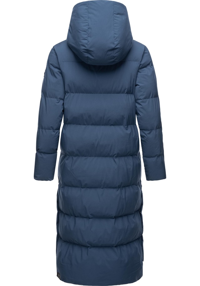 Ragwear Wintermantel »Patrise« Extralanger Damen Winter Steppmantel mit Gehschlitzen