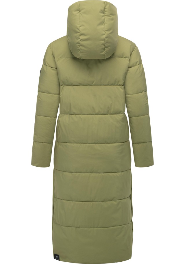 Ragwear Wintermantel »Patrise« Extralanger Damen Winter Steppmantel mit Gehschlitzen
