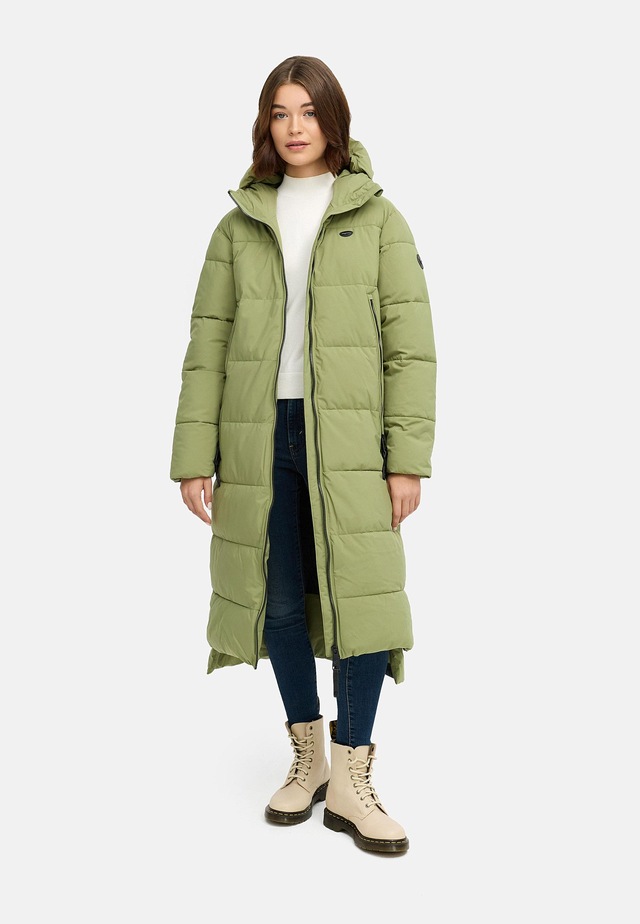 Ragwear Wintermantel »Patrise« Extralanger Damen Winter Steppmantel mit Gehschlitzen