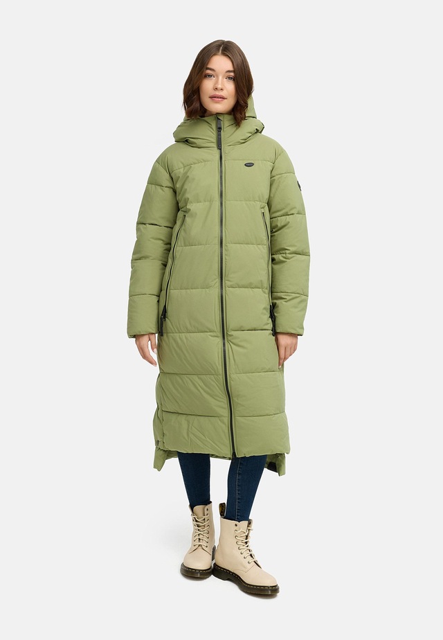 Ragwear Wintermantel »Patrise« Extralanger Damen Winter Steppmantel mit Gehschlitzen