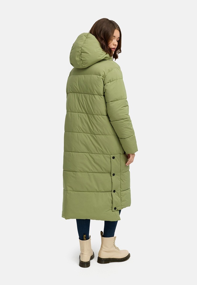Ragwear Wintermantel »Patrise« Extralanger Damen Winter Steppmantel mit Gehschlitzen