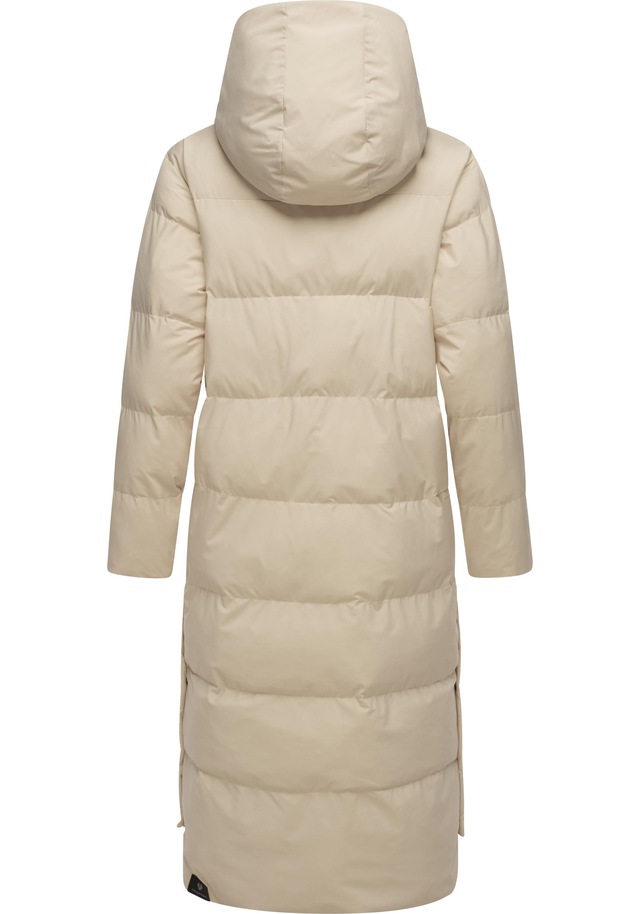 Ragwear Wintermantel »Patrise« Extralanger Damen Winter Steppmantel mit Gehschlitzen