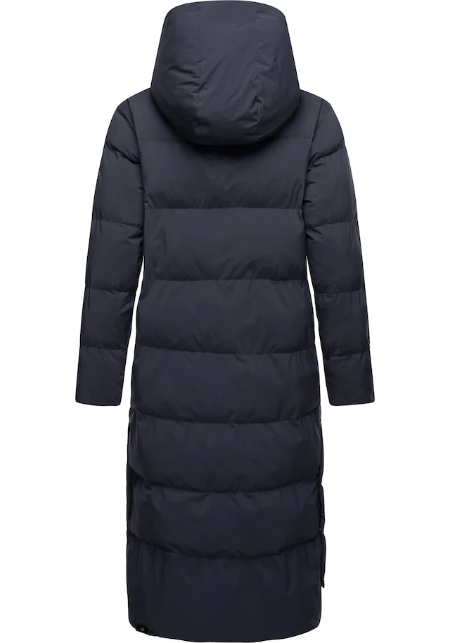 Ragwear Wintermantel »Patrise« Extralanger Damen Winter Steppmantel mit Gehschlitzen