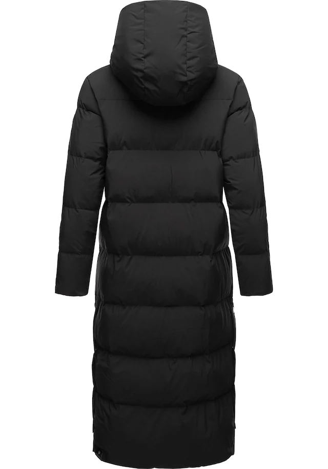 Ragwear Wintermantel »Patrise« Extralanger Damen Winter Steppmantel mit Gehschlitzen
