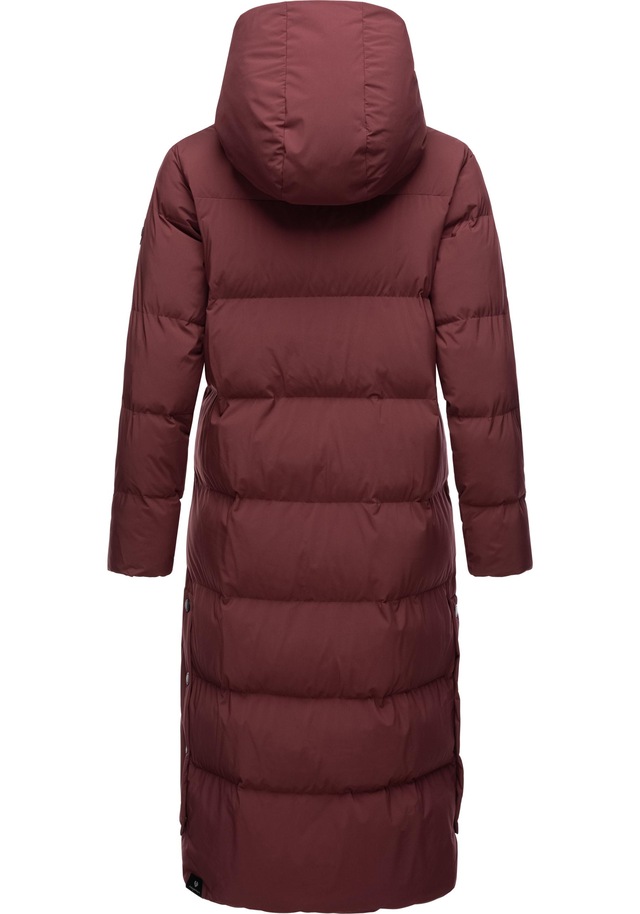 Ragwear Wintermantel »Patrise« Extralanger Damen Winter Steppmantel mit Gehschlitzen