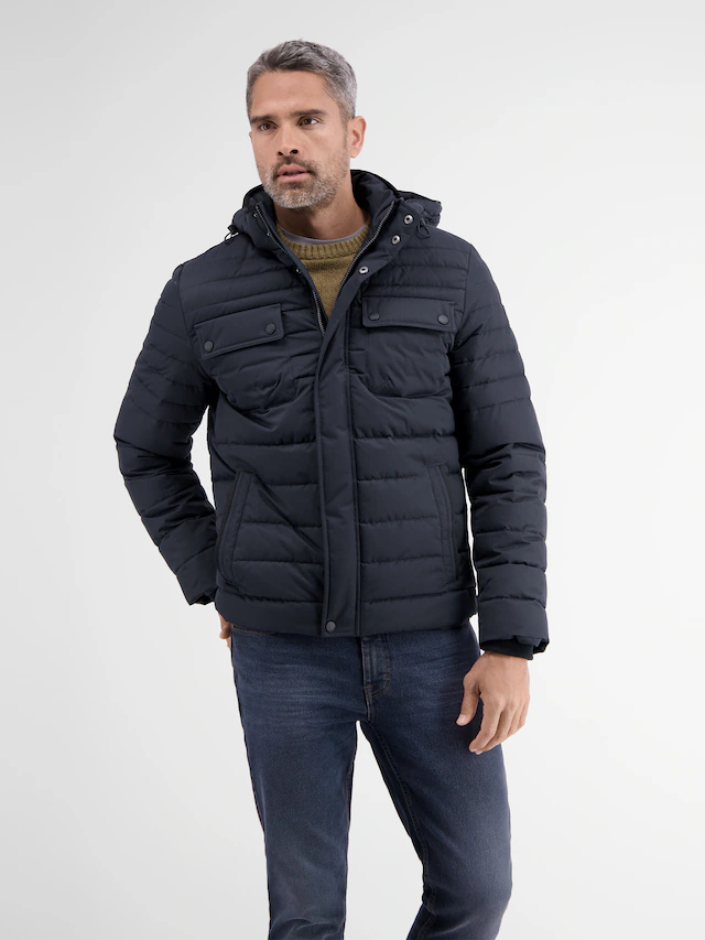 LERROS Winterjacke »Steppjacke mit abnehmbarer Kapuze« mit Kapuze