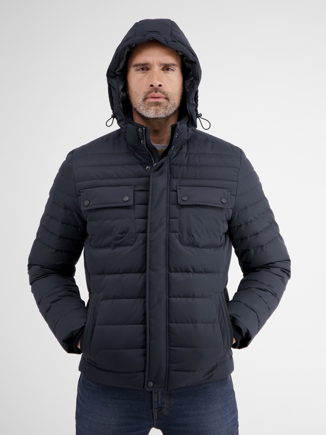 LERROS Winterjacke »Steppjacke mit abnehmbarer Kapuze« mit Kapuze