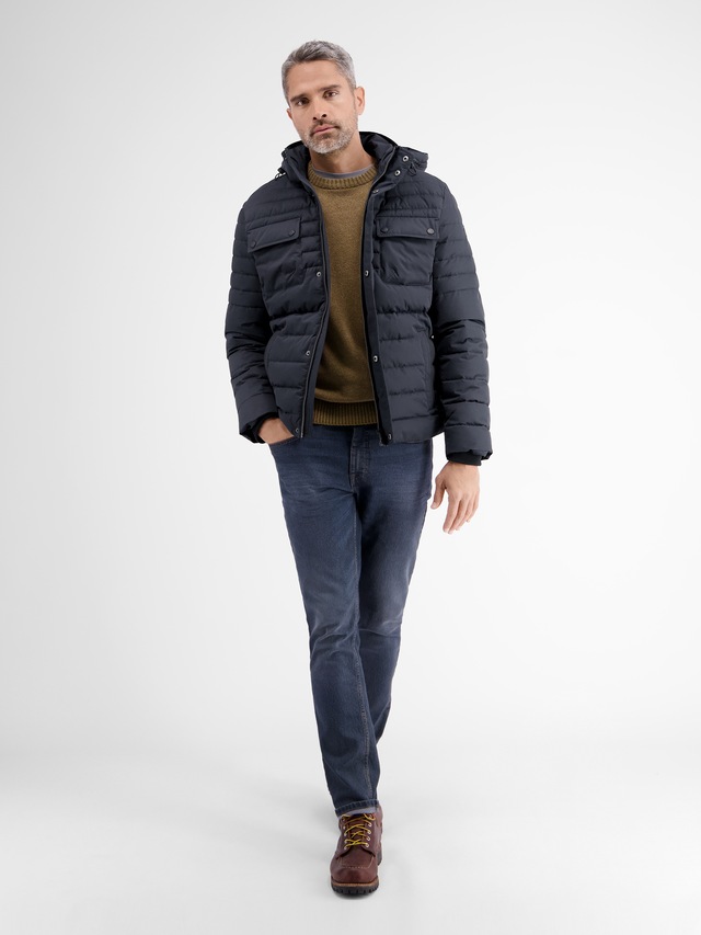 LERROS Winterjacke »Steppjacke mit abnehmbarer Kapuze« mit Kapuze