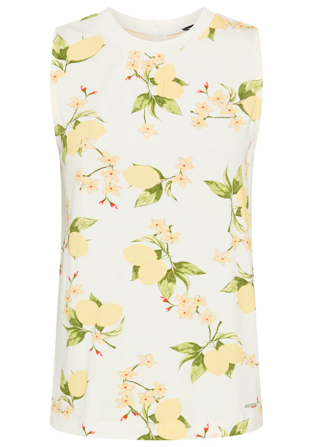 Laura Scott Tanktop figurumschmeichelnde Passform, hüftlange Schnittform
