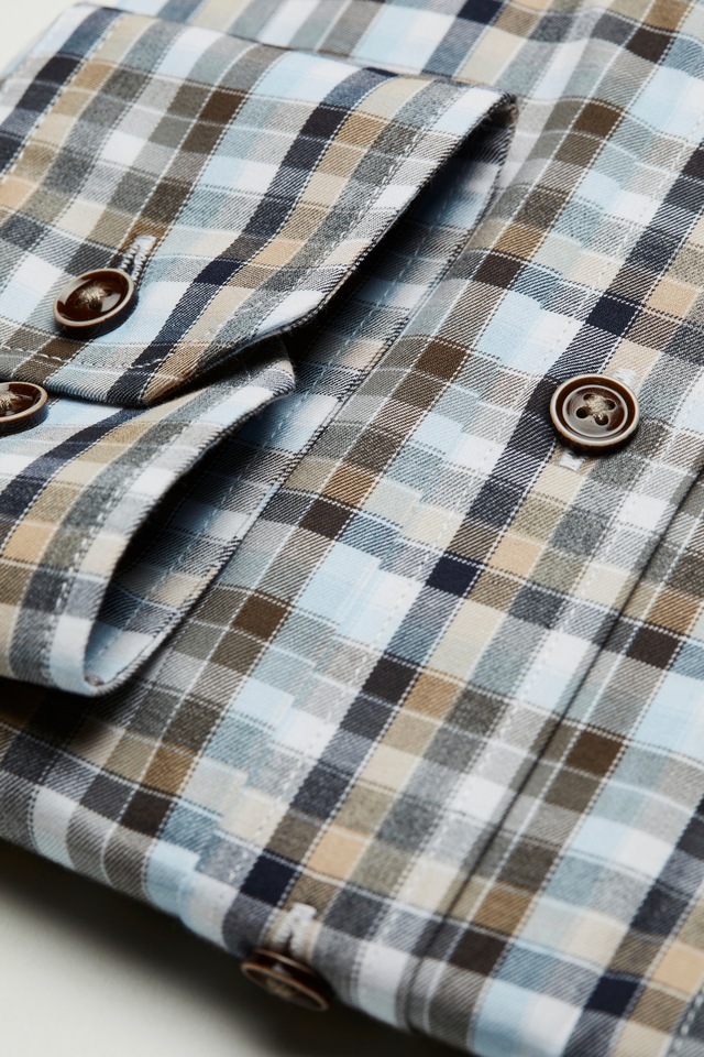 bugatti Langarmhemd »Modern Fit« mit Button-Down-Kragen