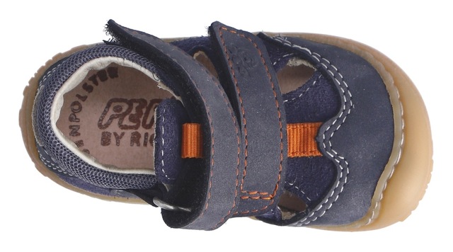 PEPINO by RICOSTA Lauflernschuh »Ebi WMS: mittel« Klettschuh, Lederinnensohle, Größenschablone zum Download