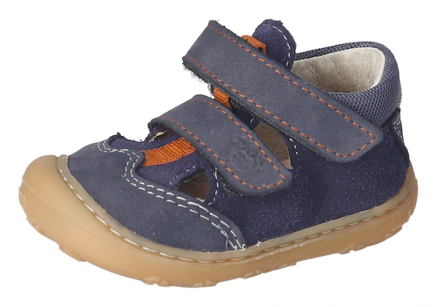 PEPINO by RICOSTA Lauflernschuh »Ebi WMS: mittel« Klettschuh, Lederinnensohle, Größenschablone zum Download