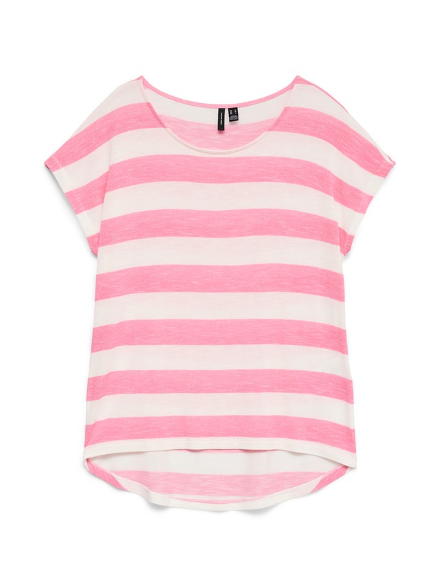 Vero Moda Kurzarmshirt »VMWIDE STRIPE SL TOP GA JRS NOOS« Viskosemischung