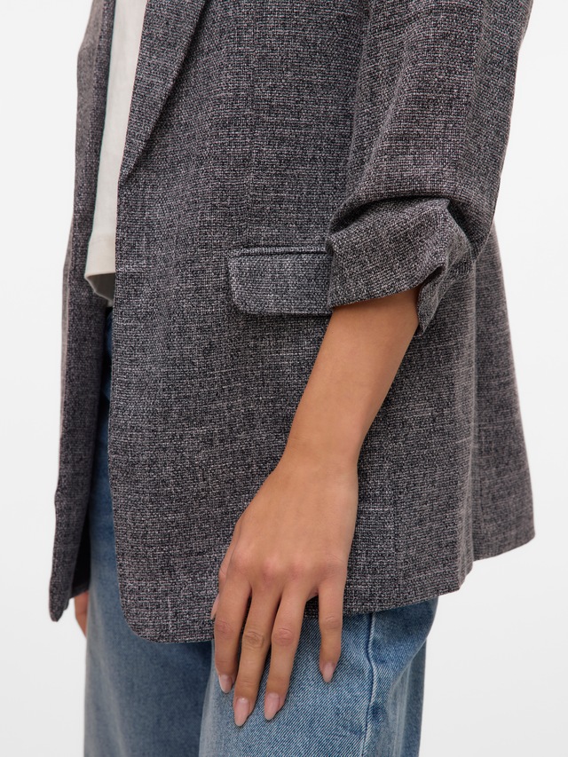 Vero Moda Longblazer »VMFRIDA LS REGULAR BLAZER NOOS« Materialmix, regular fit