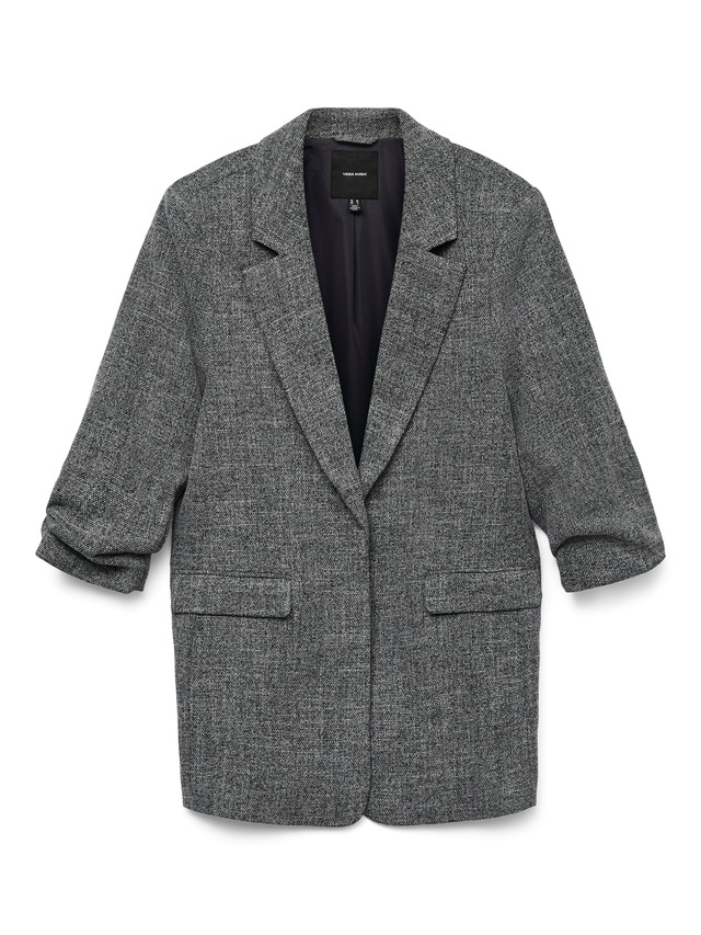 Vero Moda Longblazer »VMFRIDA LS REGULAR BLAZER NOOS« Materialmix, regular fit