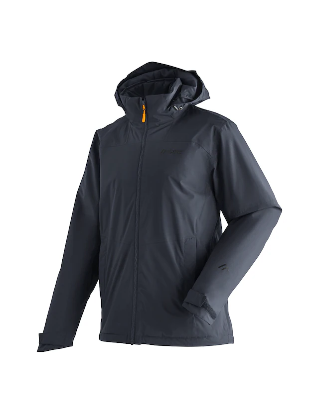 Maier Sports Regenjacke »Metor Therm Rec M« warme Herren Jacke mit Kapuze, Winterjacke wasserdicht atmungsaktiv