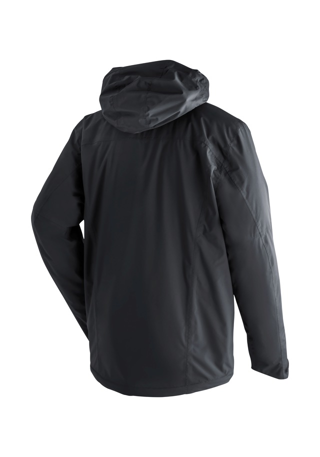 Maier Sports Regenjacke »Metor Therm Rec M« warme Herren Jacke mit Kapuze, Winterjacke wasserdicht atmungsaktiv
