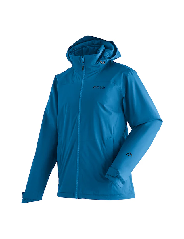 Maier Sports Regenjacke »Metor Therm Rec M« warme Herren Jacke mit Kapuze, Winterjacke wasserdicht atmungsaktiv