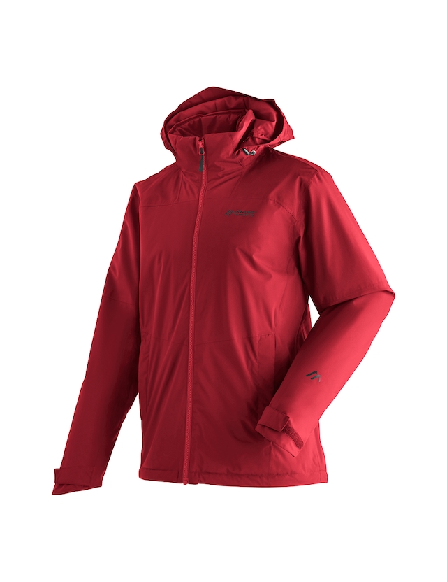 Maier Sports Regenjacke »Metor Therm Rec M« warme Herren Jacke mit Kapuze, Winterjacke wasserdicht atmungsaktiv