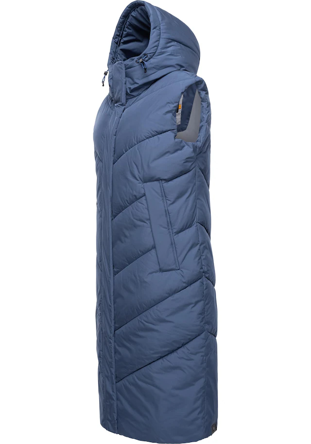 Ragwear Steppweste »Suminka Vest« Wasserdichte, lange Damen Winterweste