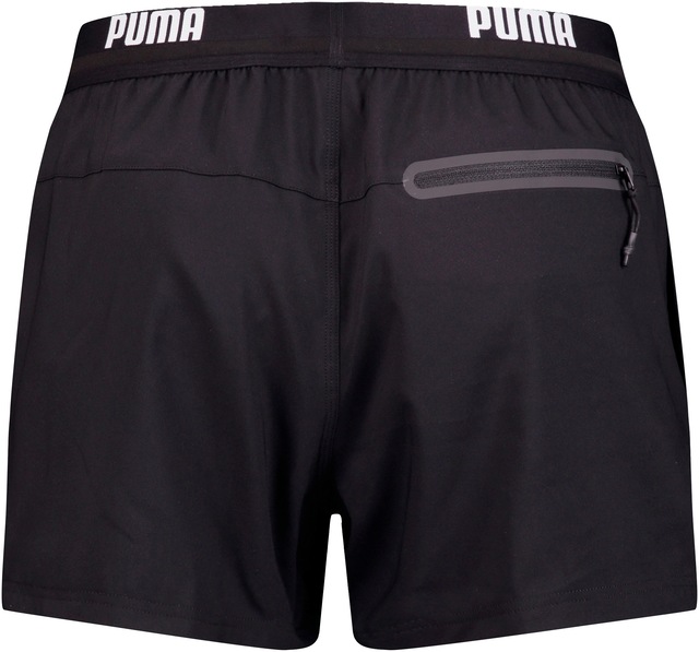 PUMA Badeshorts »PUMA SWIM MEN LOGO SHORT SHORTS 1P« Seitentaschen, Gesäßtasche mit Reißverschluss, Kordelzug