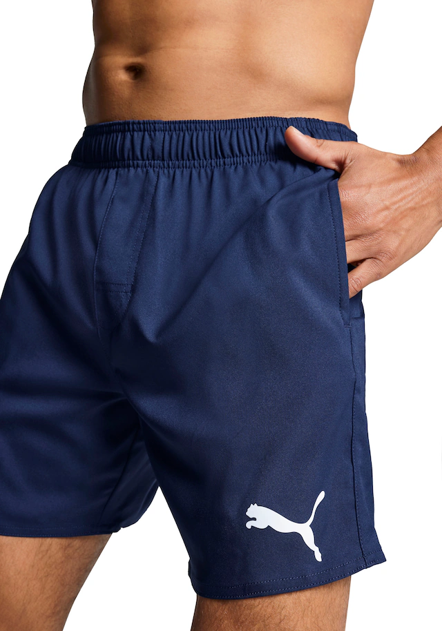 PUMA Badeshorts »PUMA SWIM MEN MID SHORTS« mit elastischem Bund, Seitentaschen