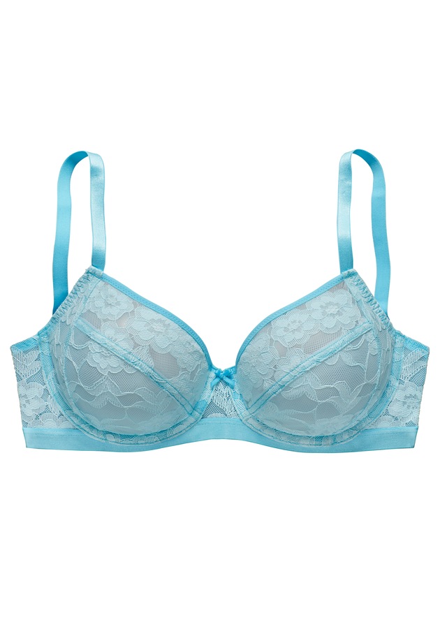 LASCANA Bügel-BH aus zarter, elastischer Jacquardspitze und feinem Mesh, sexy Dessous