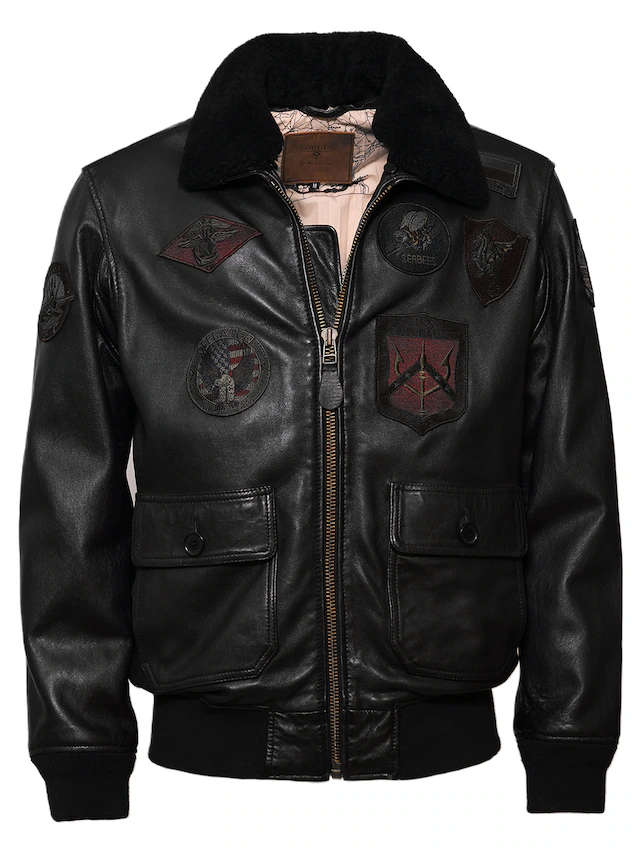 TOP GUN Lederjacke »TG2023004«