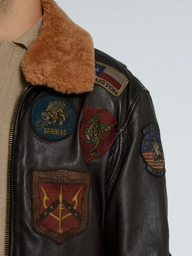 TOP GUN Lederjacke »TG2023004«