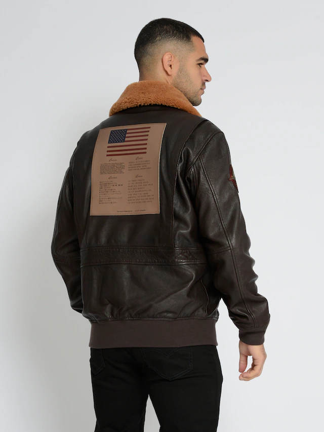TOP GUN Lederjacke »TG2023004«