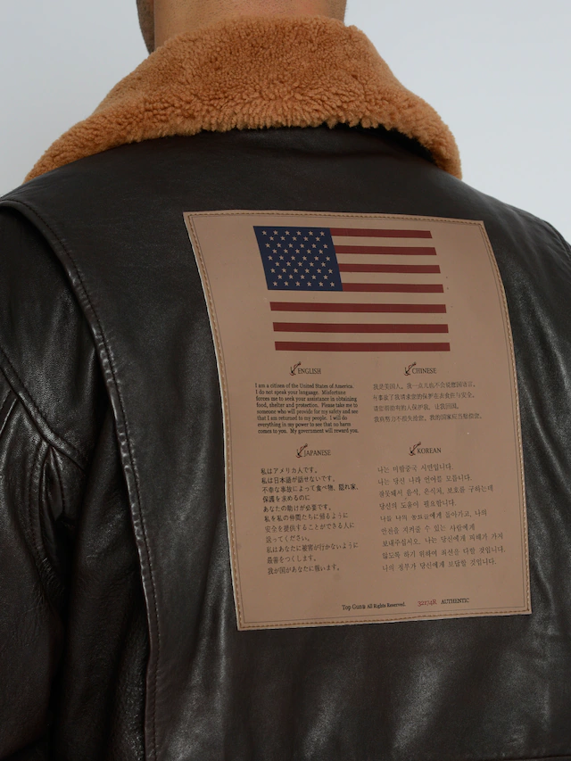 TOP GUN Lederjacke »TG2023004«