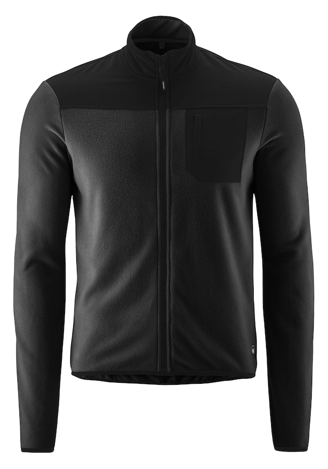 Gonso Radtrikot »Adventure Jersey Fleece M« Herren Fahrradtrikot langarm, weiches Fleece-Material, Full-Zip Trikot