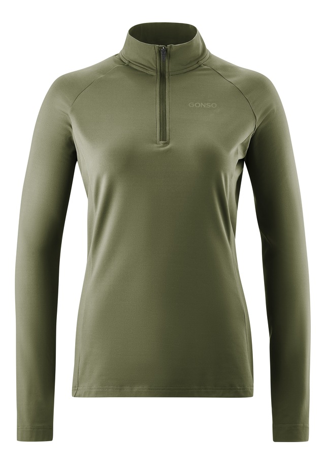 Gonso Radtrikot »Essential Jersey Longsleeve W« Damen Fahrradtrikot langarm, Midlayer Trikot