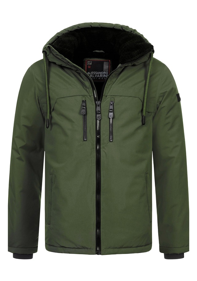 Alessandro Salvarini Winterjacke »ASMori« mit warmem Teddyfell