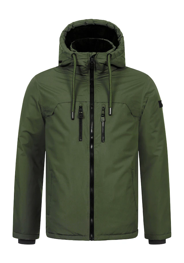 Alessandro Salvarini Winterjacke »ASMori« mit warmem Teddyfell