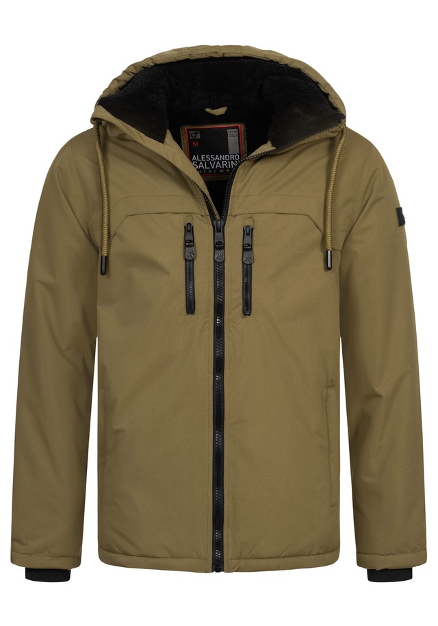 Alessandro Salvarini Winterjacke »ASMori« mit warmem Teddyfell