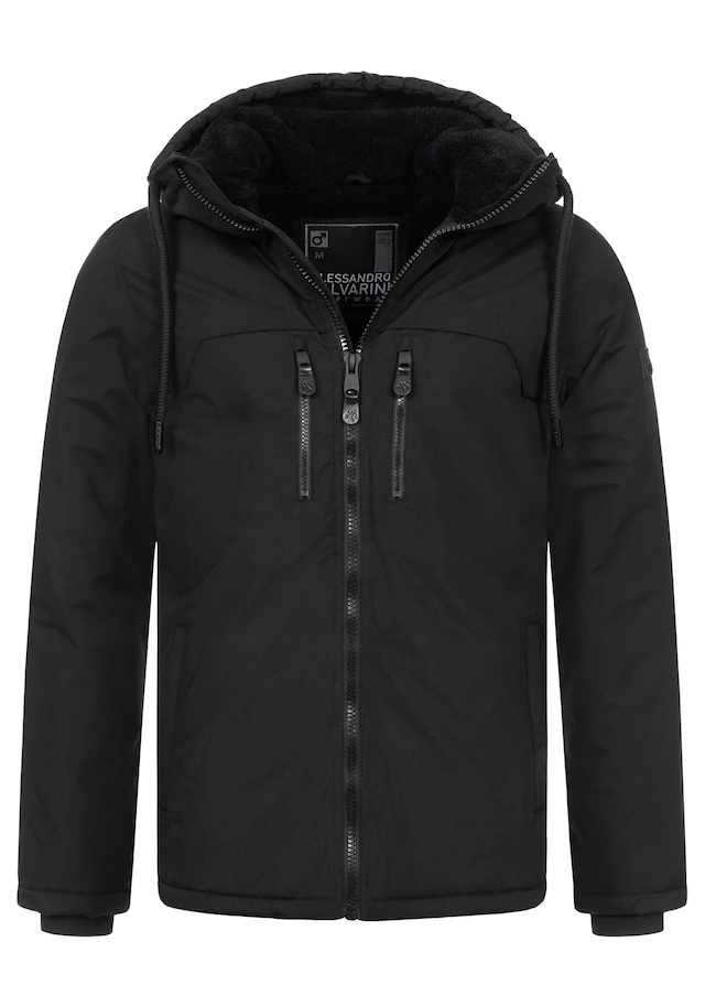 Alessandro Salvarini Winterjacke »ASMori« mit warmem Teddyfell