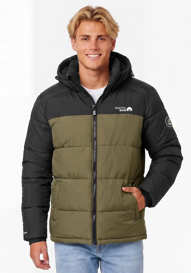 Arctic Seven Winterjacke »ASYetii« mit hochwertigem Steppdesign