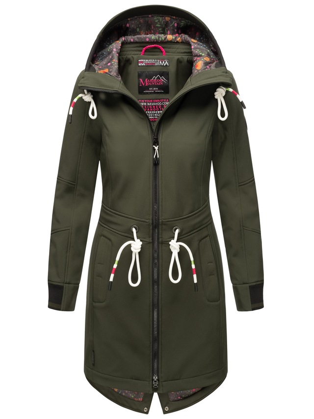 Marikoo Softshelljacke »Mount Furnica« mit hochschließendem Kragen