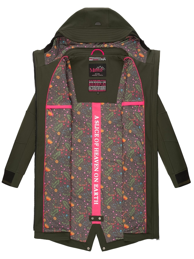 Marikoo Softshelljacke »Mount Furnica« mit hochschließendem Kragen