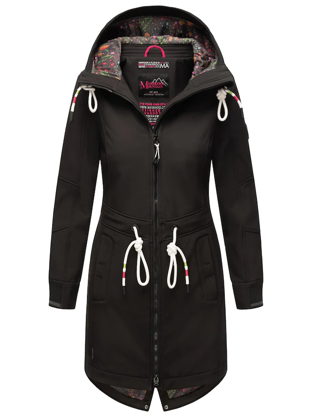 Marikoo Softshelljacke »Mount Furnica« mit hochschließendem Kragen