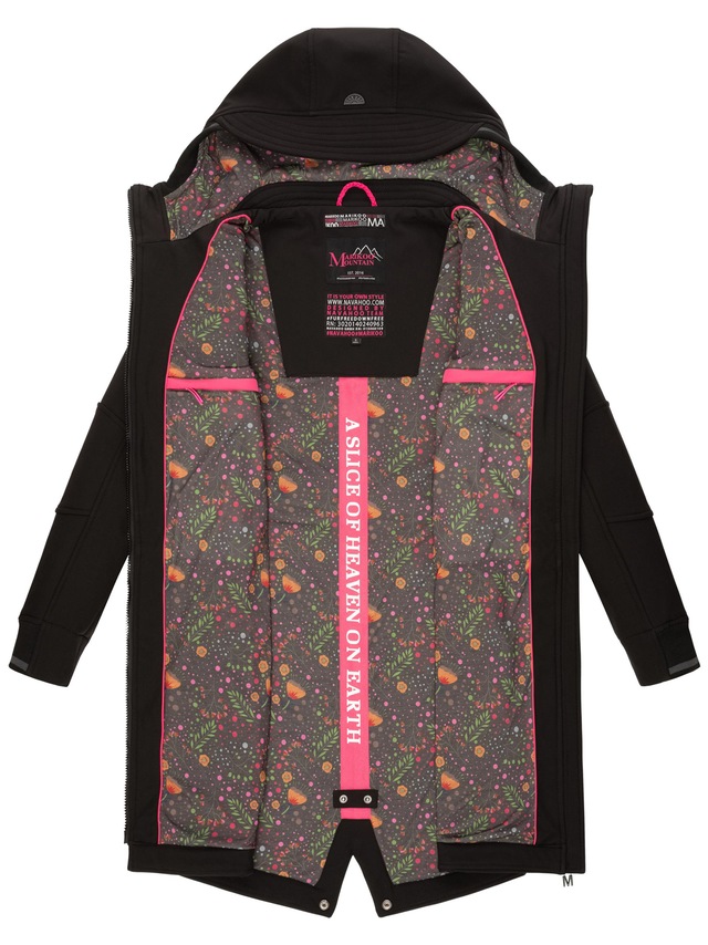 Marikoo Softshelljacke »Mount Furnica« mit hochschließendem Kragen