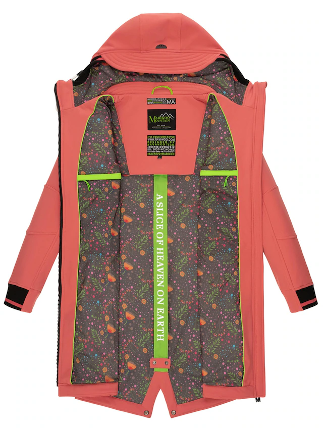 Marikoo Softshelljacke »Mount Furnica« mit hochschließendem Kragen
