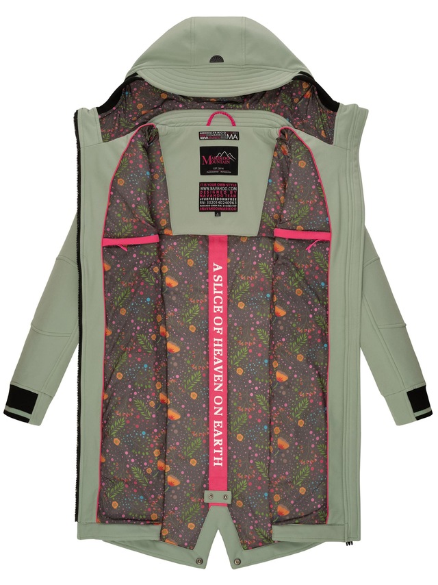 Marikoo Softshelljacke »Mount Furnica« mit hochschließendem Kragen